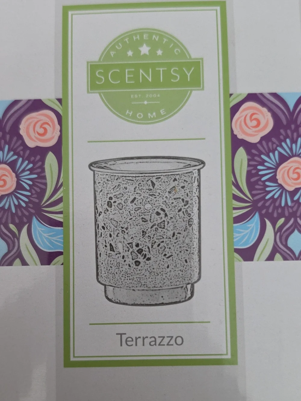 Scentsy Terrazzo Wax Warmer NIB NEW NEVER USED